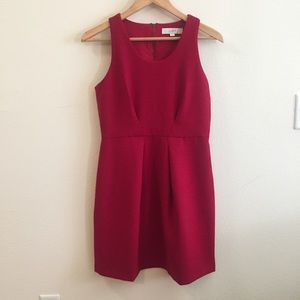 LOFT Cute Red Dress for Work and Party, NWOT